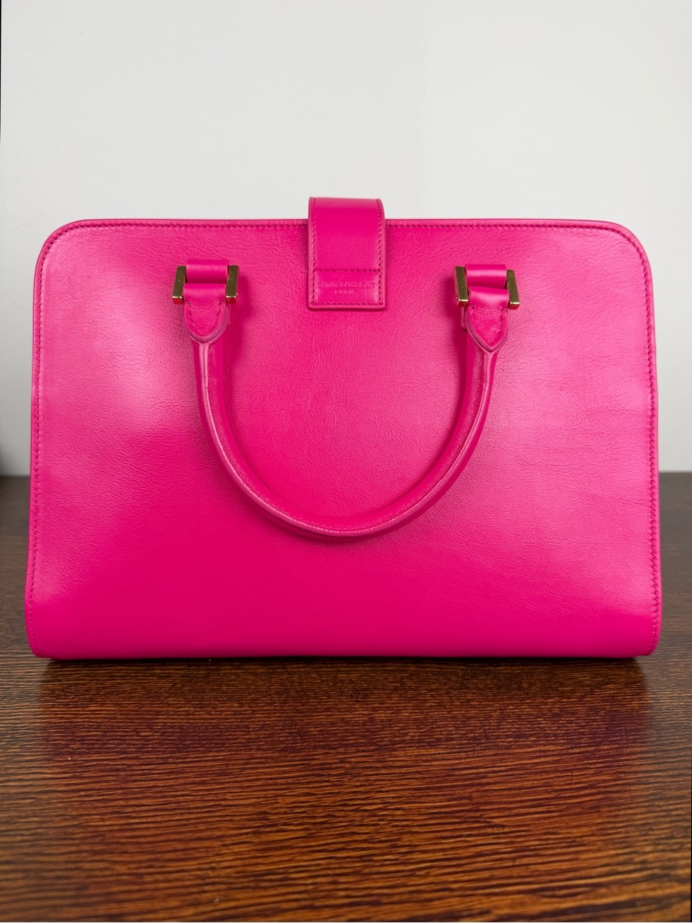 Saint Laurent Small Cabas Leather Satchel - Picture 5 of 17